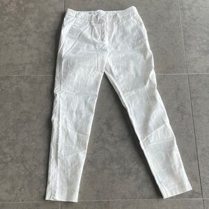 Mason’s Women's Classic White Chinos w/subtle camo wash. Size 42 fits a 4-6